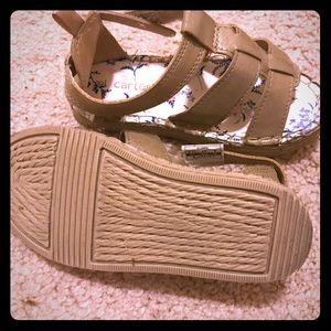 Carters girls beige sandal